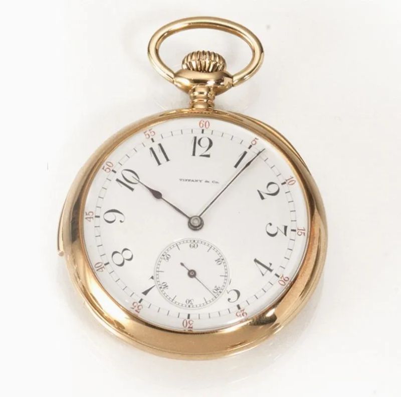 Orologio da tasca con ripetizione minuti, Tiffany &amp; Co., n. 274'941, in oro giallo 18 kt  - Asta Importanti Gioielli e Orologi - I - Pandolfini Casa d'Aste