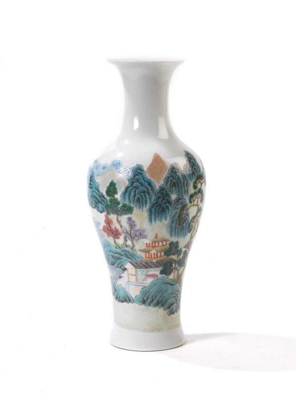 VASO, CINA, PERIODO REPUBBLICA  - Auction TIMED AUCTION | PAINTINGS, FURNITURE AND WORKS OF ART - Pandolfini Casa d'Aste