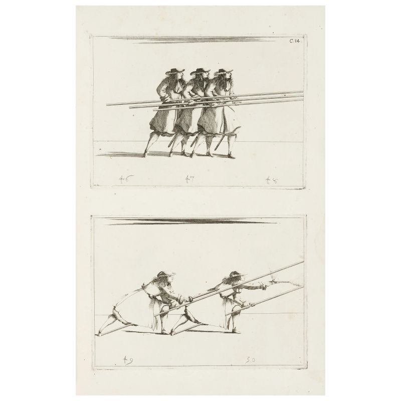 A superb military work, noteworthy also for the costumes  - Auction BOOKS, MANUSCRIPTS AND AUTOGRAPHS - Pandolfini Casa d'Aste