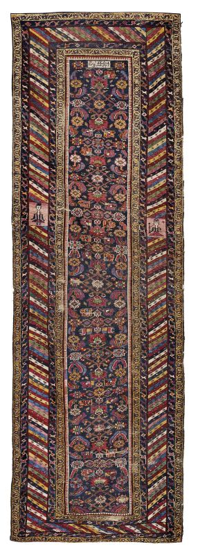      TAPPETO AZERBAIJAN, 1850   - Auction important antique rugs - Pandolfini Casa d'Aste