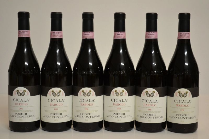 Barolo Cicala Aldo Conterno 1998  - Asta Una Prestigiosa Selezione di Vini e Distillati da Collezioni Private - Pandolfini Casa d'Aste