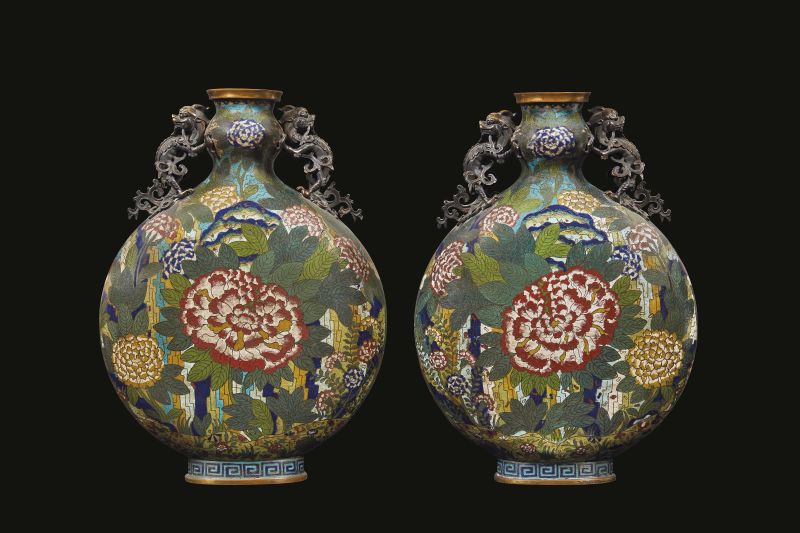 A PAIR OF VASES, CHINA, QING DYNASTY, 18TH-19TH CENTURIES  - Auction Asian Art -  &#19996;&#26041;&#33402;&#26415; - Pandolfini Casa d'Aste