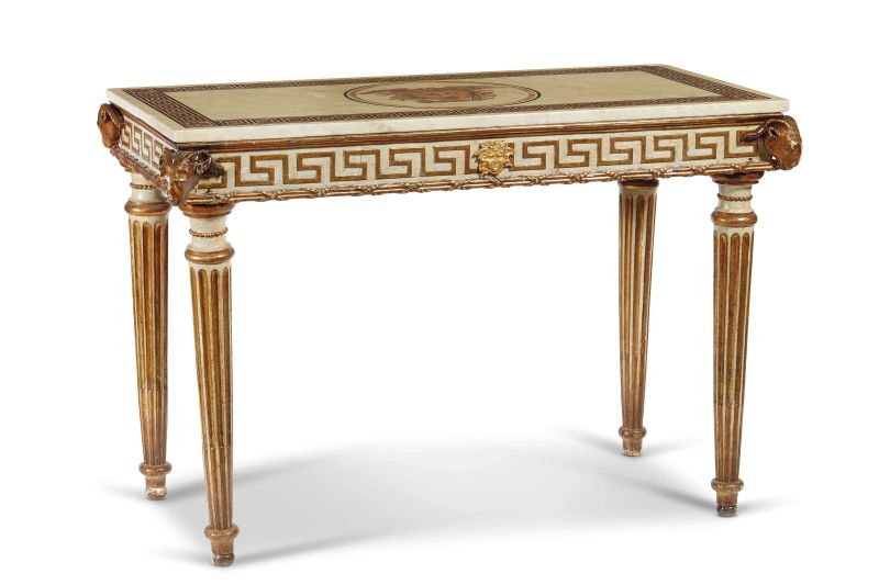 CONSOLE, ROMA, PERIODO NEOCLASSICO   - Auction Italian and international furniture and works of art - Pandolfini Casa d'Aste