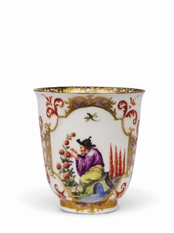 TAZZINA, MEISSEN, 1728 CIRCA  - Auction The charm and splendour of maiolica and porcelain: the Pietro Barilla Collection and an important Roman collection - Pandolfini Casa d'Aste