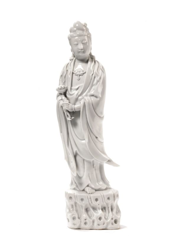 BIANCO DI CINA, CINA, DINASTIA QING, SEC. XIX  - Auction Asian Art - Pandolfini Casa d'Aste