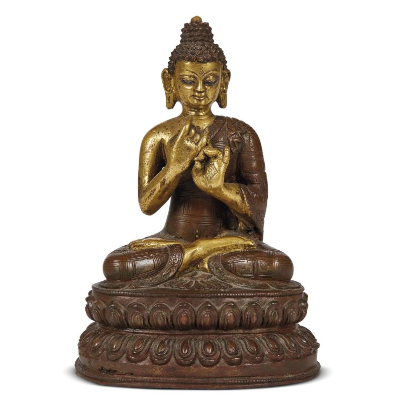 



A STATUE OF GAUTAMA BUDDHA, TIBET, 19TH CENTURY  - Auction Asian Art  东方艺术 - Pandolfini Casa d'Aste