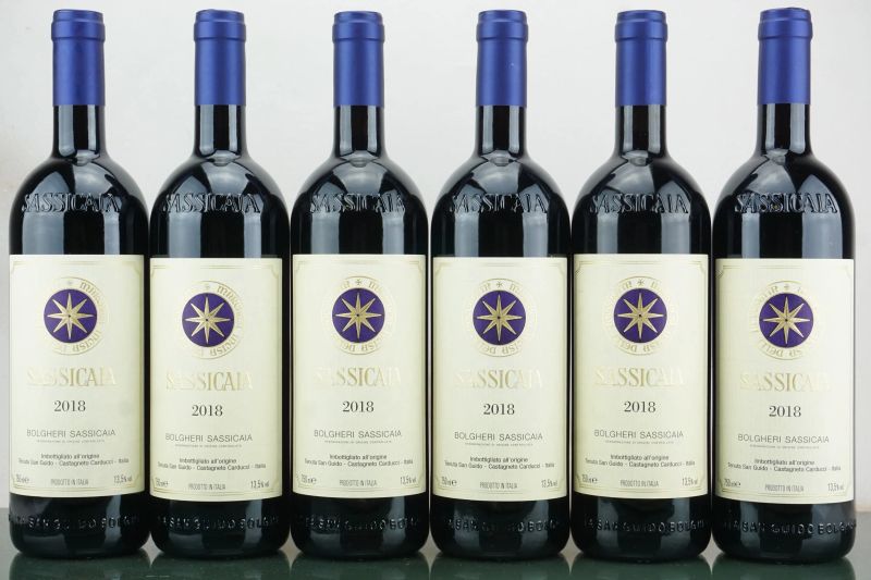 Sassicaia Tenuta San Guido 2018  - Auction LA RAFFINATEZZA DELLA COMPLESSITA' - Fine and Rare Wine - Pandolfini Casa d'Aste