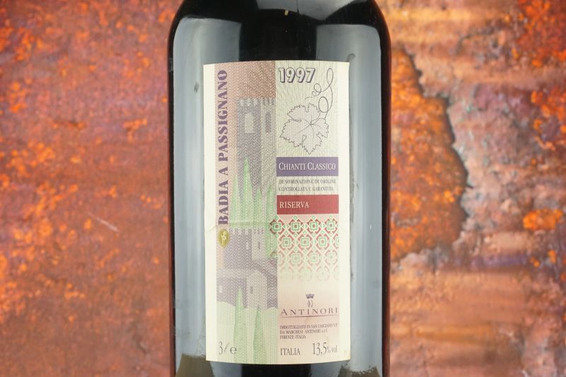 Chianti Classico Riserva Badia a Passignano Antinori 1997  - Asta Smart Wine 2.0 | Summer Edition - Pandolfini Casa d'Aste