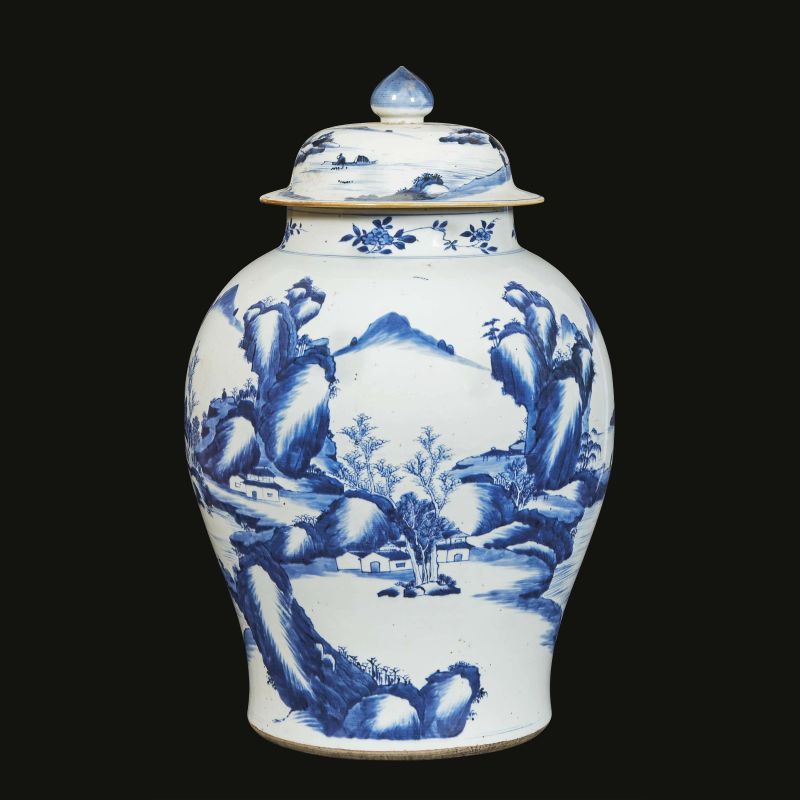 VASO CON COPERCHIO, CINA, DINASTIA QING, SEC. XVII-XVIII  - Asta Arte orientale -  &#19996;&#26041;&#33402;&#26415; - Pandolfini Casa d'Aste