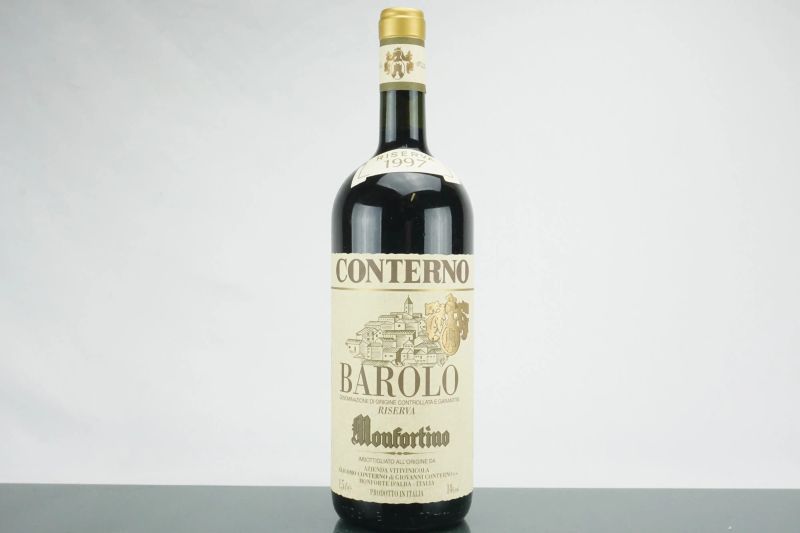 Barolo Monfortino Riserva Giacomo Conterno 1997  - Auction L'Essenziale - Fine and Rare Wine - Pandolfini Casa d'Aste