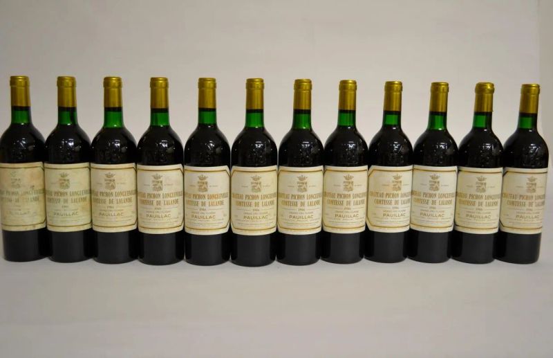 Chateau Pichon Longueville Comtesse de Lalande 1986  - Auction PANDOLFINI FOR EXPO 2015: Finest and rarest wines - Pandolfini Casa d'Aste