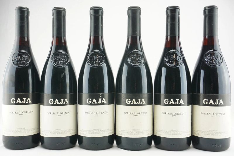 Sor&igrave; San Lorenzo Gaja 1993  - Auction THE SIGNIFICANCE OF PASSION - Fine and Rare Wine - Pandolfini Casa d'Aste