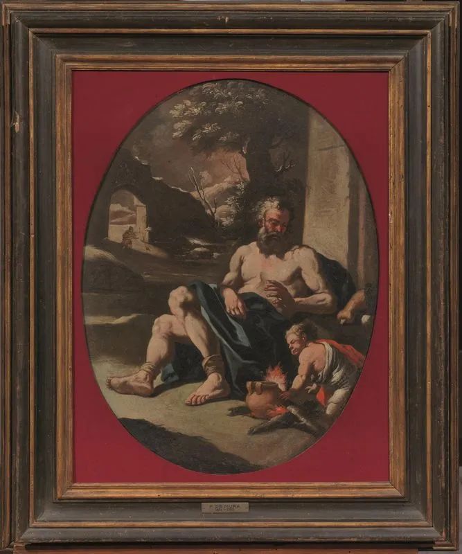 Scuola napoletana, sec. XVIII  - Auction 19th century Paintings - II - Pandolfini Casa d'Aste