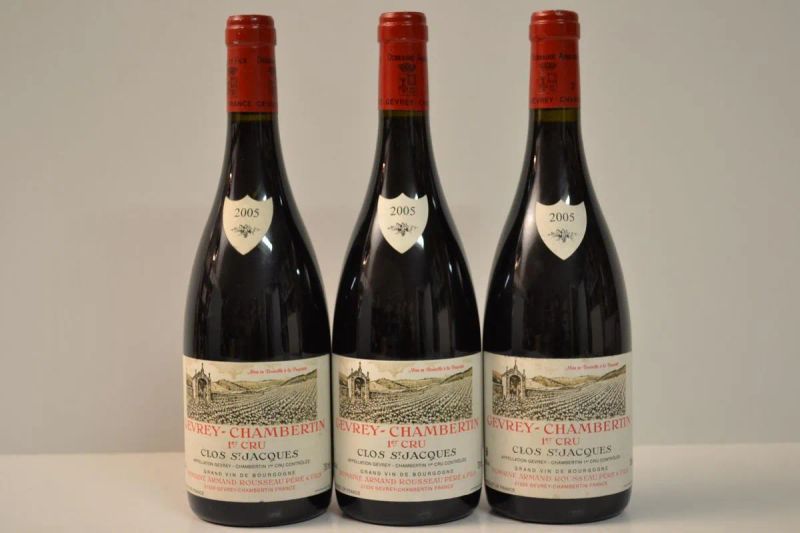 Gevrey-Chambertin Clos St. Jacques Domaine Armand Rousseau 2005  - Asta Vini e distillati da collezione da cantine selezionate - Pandolfini Casa d'Aste