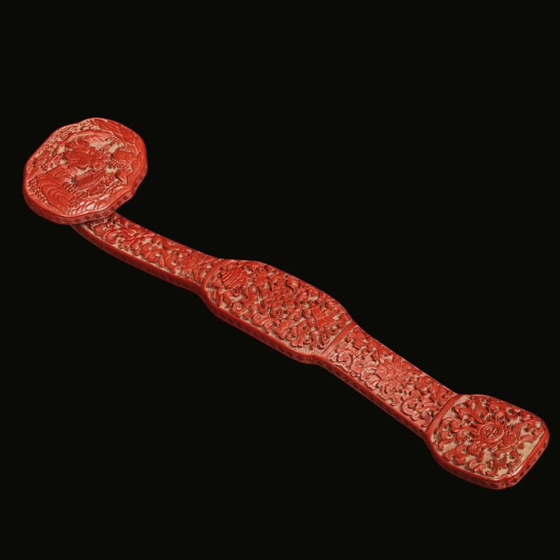 



A CARVED CINNABAR LACQUER RUYI SCEPTRE, CHINA, QING DYNASTY, 19TH CENTURY  - Auction Asian Art | 东方艺术 - Pandolfini Casa d'Aste