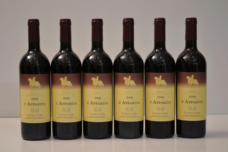L'Apparita Castello di Ama 2009  - Auction the excellence of italian and international wines from selected cellars - Pandolfini Casa d'Aste