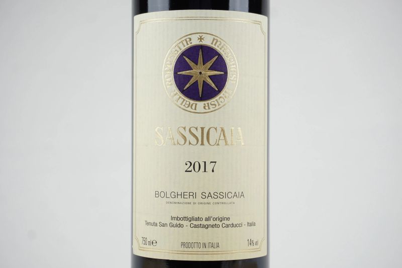 Sassicaia Tenuta San Guido 2017  - Asta ASTA A TEMPO | Smart Wine - Pandolfini Casa d'Aste
