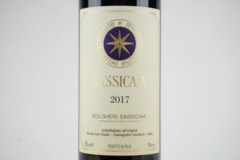 Sassicaia Tenuta San Guido 2017  - Auction ONLINE AUCTION | Smart Wine - Pandolfini Casa d'Aste