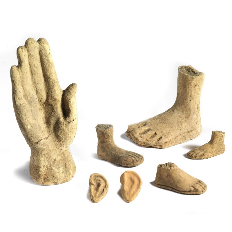 Selezione di ex voto  - Auction ANTIQUITIES - Pandolfini Casa d'Aste