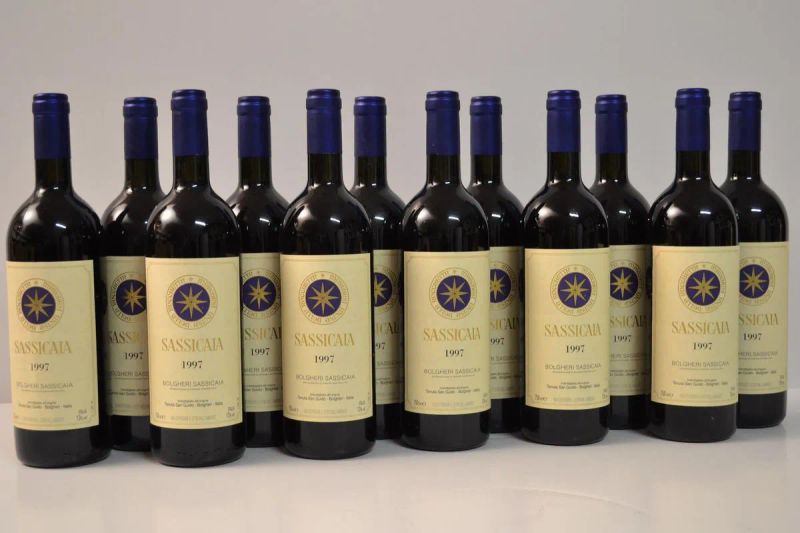 Sassicaia Tenuta San Guido 1997  - Asta Vini e distillati da collezione da cantine selezionate - Pandolfini Casa d'Aste