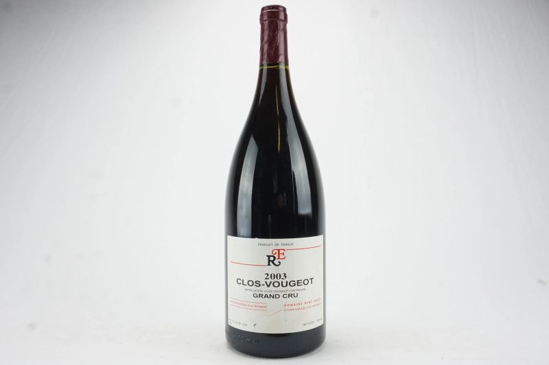      Clos Vougeot Domaine Rene Engel 2003   - Asta L'Arte del Collezionare - Vini italiani e francesi da cantine selezionate - Pandolfini Casa d'Aste