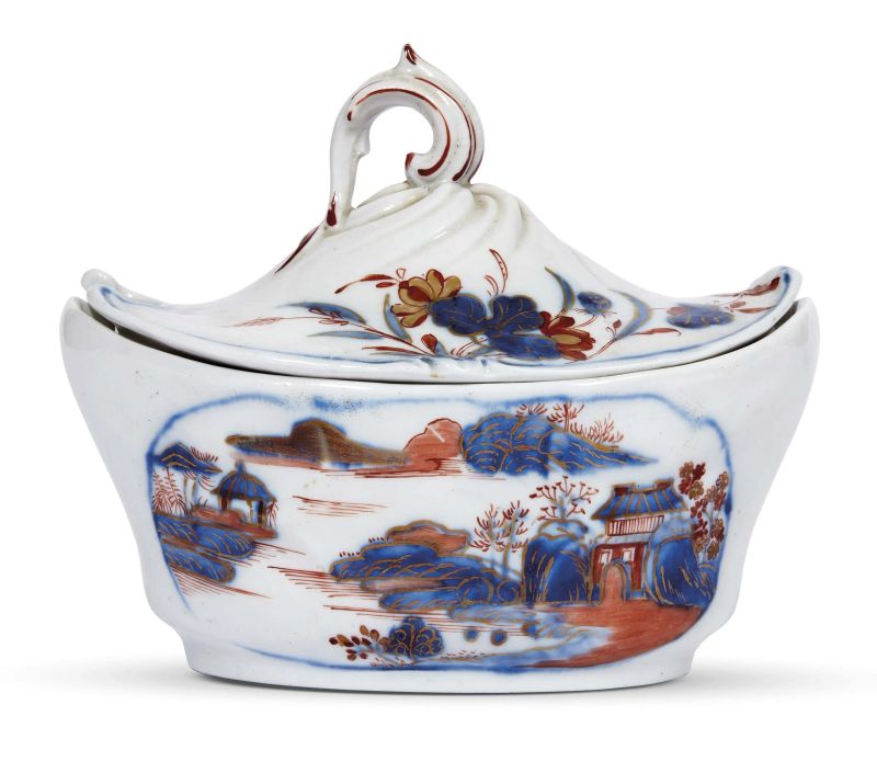      ZUCCHERIERA, DOCCIA, MANIFATTURA GINORI, 1770 CIRCA   - Auction ONLINE AUCTION | Ceramics. Maiolica and Porcelain from 16th to 20th century - Pandolfini Casa d'Aste