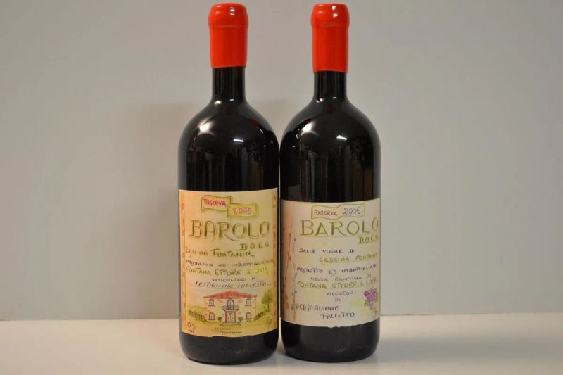 Barolo Riserva Vigne Cascina Fontanin Ettore e Livia Fontana 2005  - Auction Fine Wines from Important Private Italian Cellars - Pandolfini Casa d'Aste