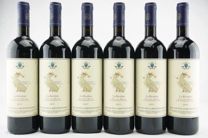 La Ricolma San Giusto a Rentennano 2019  - Auction THE SIGNIFICANCE OF PASSION - Fine and Rare Wine - Pandolfini Casa d'Aste