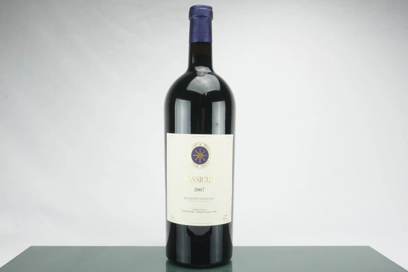 Sassicaia Tenuta San Guido 2007  - Auction L'Essenziale - Fine and Rare Wine - Pandolfini Casa d'Aste