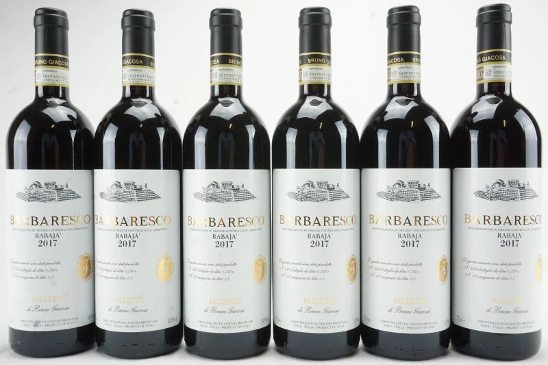      Barbaresco Rabaja Etichetta Bianca Bruno Giacosa 2017   - Auction The Art of Collecting - Italian and French wines from selected cellars - Pandolfini Casa d'Aste