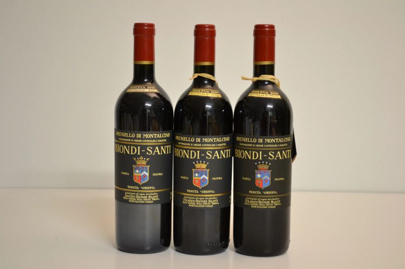 Brunello di Montalcino Riserva Biondi Santi  - Auction A Prestigious Selection of Wines and Spirits from Private Collections - Pandolfini Casa d'Aste