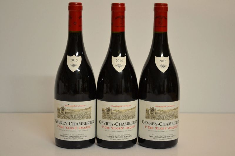 Gevrey-Chambertin Clos Saint Jacques Domaine Armand Rousseau 2015  - Asta Una Prestigiosa Selezione di Vini e Distillati da Collezioni Private - Pandolfini Casa d'Aste