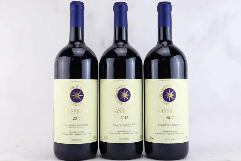 Sassicaia Tenuta San Guido 2017  - Auction MATERIA - Fine and Rare Wine - Pandolfini Casa d'Aste