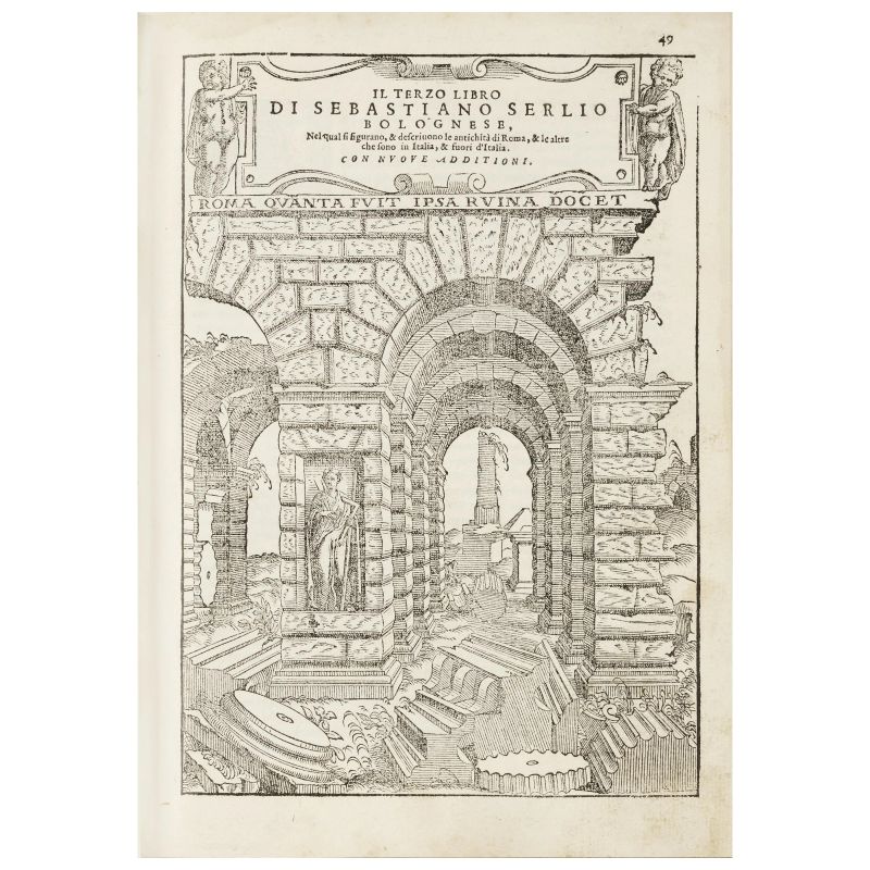 Prima edizione in quarto della celebre opera dell’architetto bolognese   - Asta LIBRI, MANOSCRITTI E AUTOGRAFI - Pandolfini Casa d'Aste