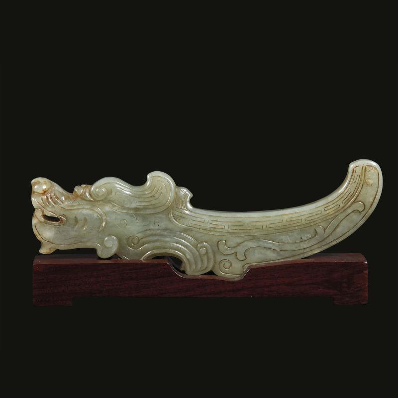 A JADE CARVING, CHINA, MING DYNASTY, 17TH CENTURY  - Auction Asian Art -  &#19996;&#26041;&#33402;&#26415; - Pandolfini Casa d'Aste
