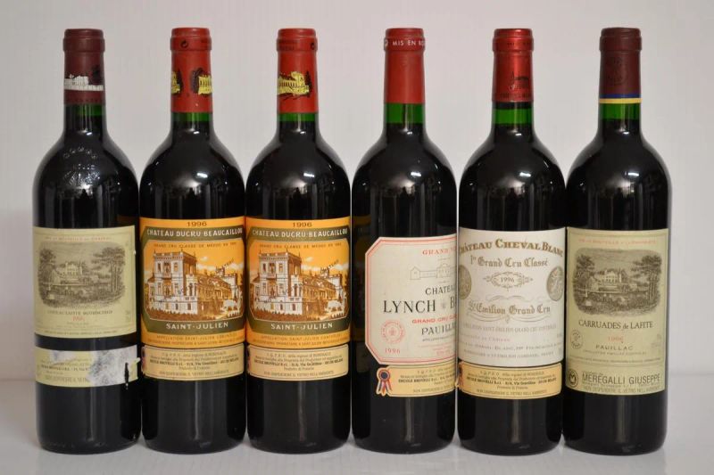 Selezione Bordeaux 1996  - Asta Vini da collezione da importanti cantine private italiane - Pandolfini Casa d'Aste