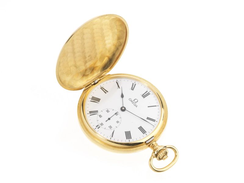 OMEGA OROLOGIO DA TASCA IN ORO GIALLO  - Asta Gioielli, orologi da polso e da tasca, penne e argenti - Pandolfini Casa d'Aste