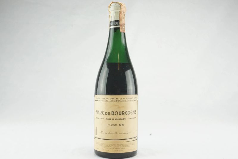 Marc de Bourgogne Domaine de la Romanée Conti 1949  - Asta Dal Rosso all'Oro - Whisky e Distillati da Collezione - Pandolfini Casa d'Aste