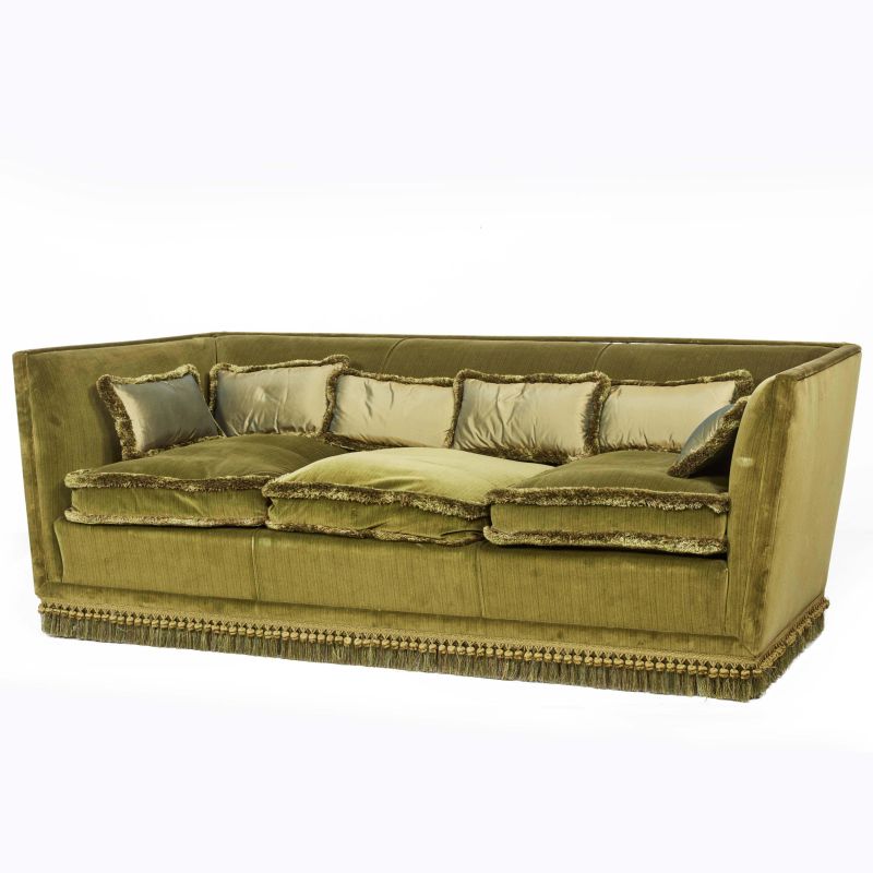 A SOFA, 20TH CENTURY  - Auction ONLINE AUCTION | ARREDARE CON STILE. MOBILI E OGGETTI D'ARTE - Pandolfini Casa d'Aste