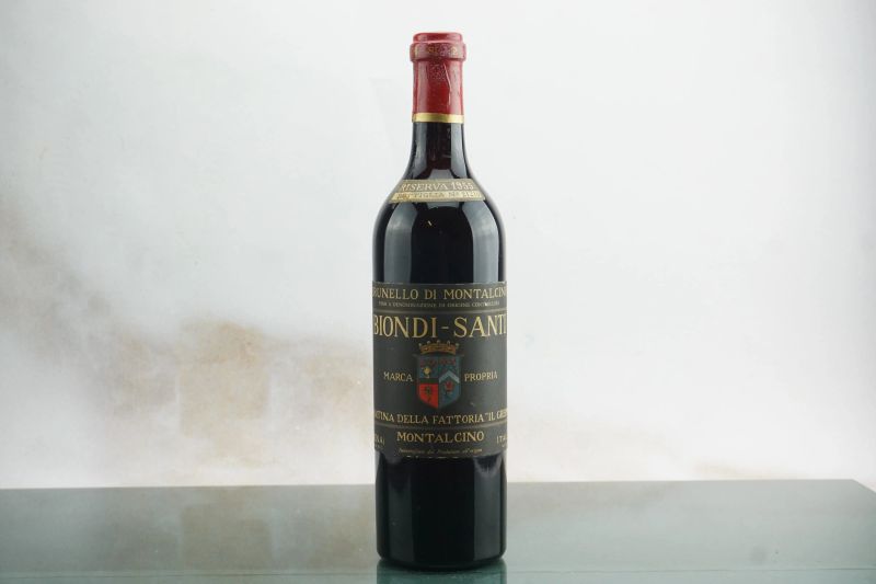 Brunello di Montalcino Riserva Biondi Santi 1955  - Auction Smart Wine 2.0 | Christmas Edition - Pandolfini Casa d'Aste