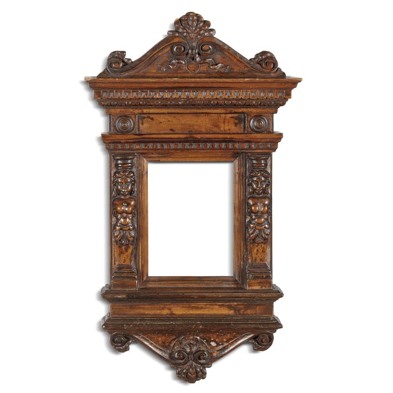 A TUSCAN AEDICULA FRAME, 16TH CENTURY  - Auction THE ART OF ADORNING PAINTINGS: FRAMES FROM RENAISSANCE TO 19TH CENTURY - Pandolfini Casa d'Aste