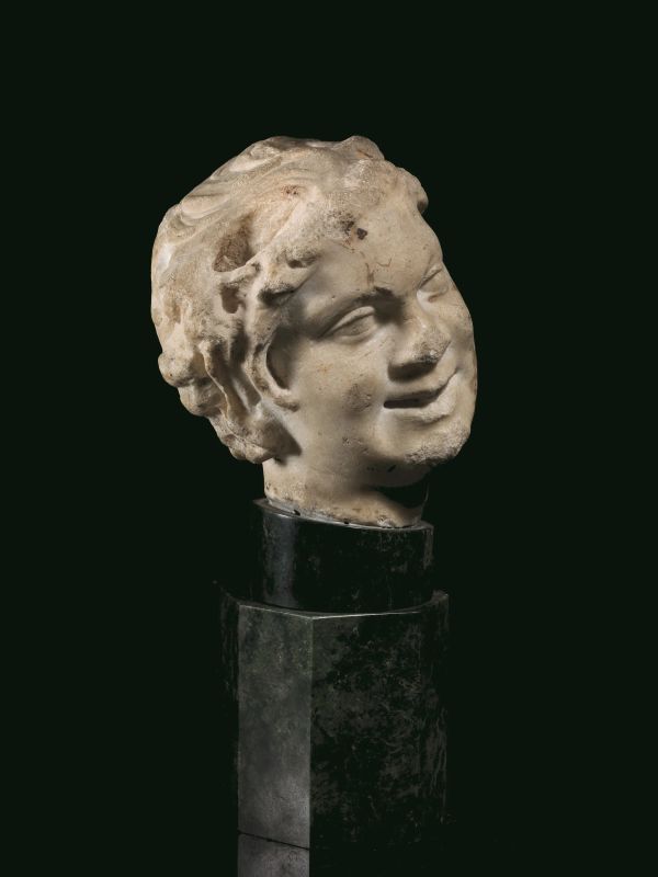 TESTA DI SATIRO  - Auction Antiquities - Pandolfini Casa d'Aste