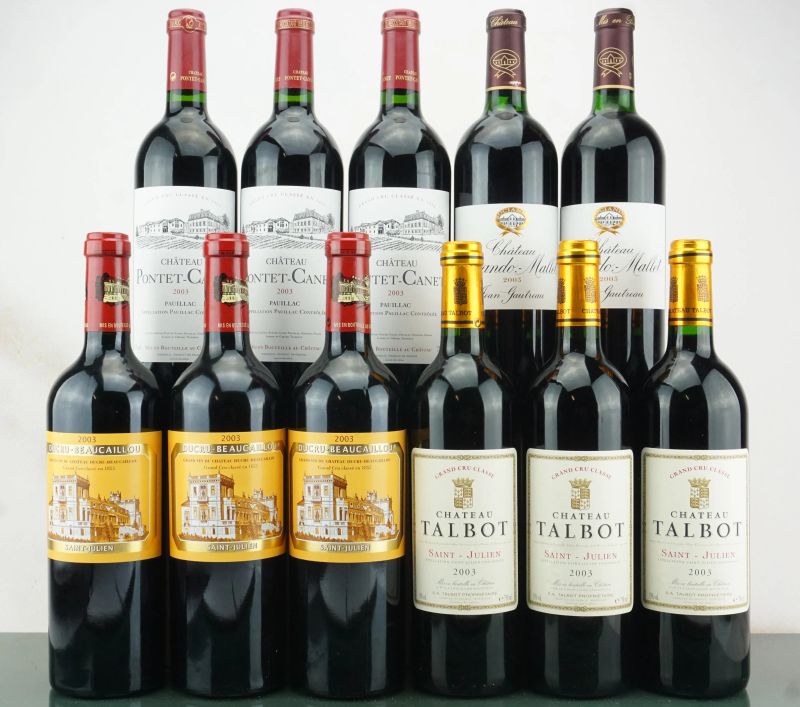 Selezione Bordeaux 2003  - Auction LA RAFFINATEZZA DELLA COMPLESSITA' - Fine and Rare Wine - Pandolfini Casa d'Aste