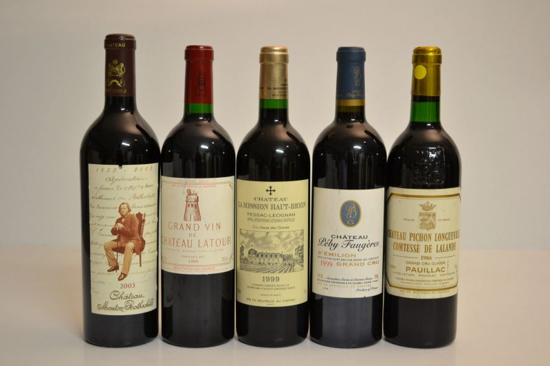 Selezione Bordeaux  - Auction A Prestigious Selection of Wines and Spirits from Private Collections - Pandolfini Casa d'Aste