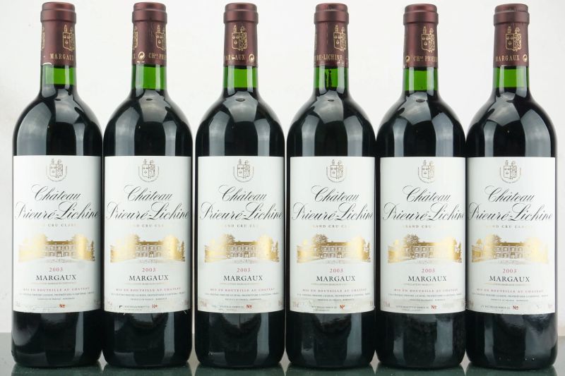 Ch&acirc;teau Prieur&eacute;-Lichine 2003  - Auction LA RAFFINATEZZA DELLA COMPLESSITA' - Fine and Rare Wine - Pandolfini Casa d'Aste
