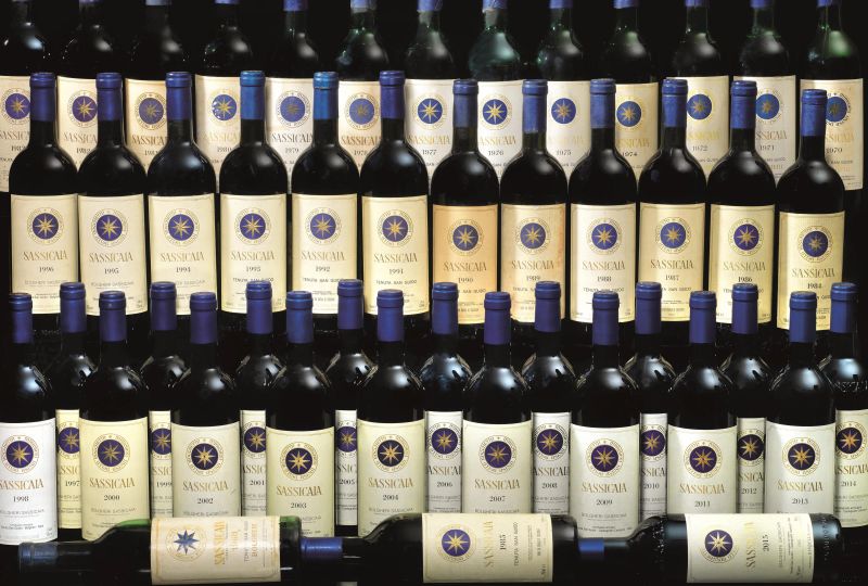 Sassicaia Tenuta San Guido  - Asta Una Eccezionale Selezione di Vini e Distillati Internazionali da Collezioni Private - Pandolfini Casa d'Aste