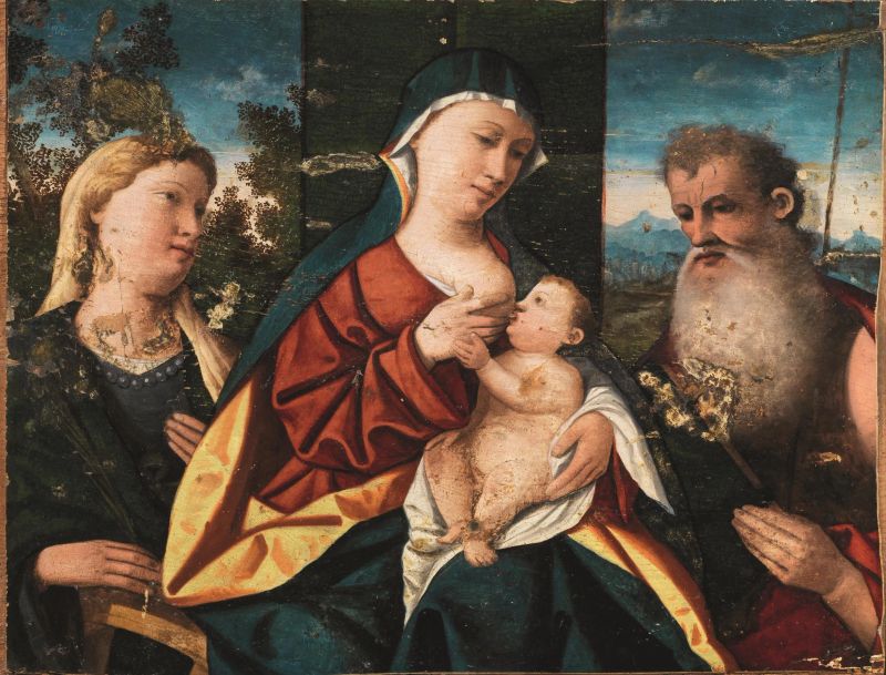 Scuola veneta,&nbsp; sec XVI  - Auction 15th to 20th century paintings - Pandolfini Casa d'Aste