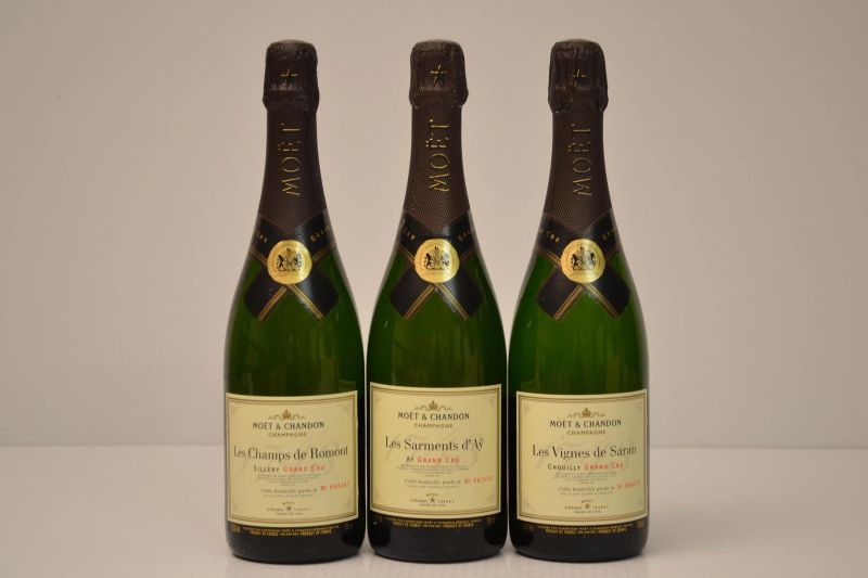 La Trilogie des Grands Crus Moet Chandon  - Auction An Extraordinary Selection of Finest Wines from Italian Cellars - Pandolfini Casa d'Aste