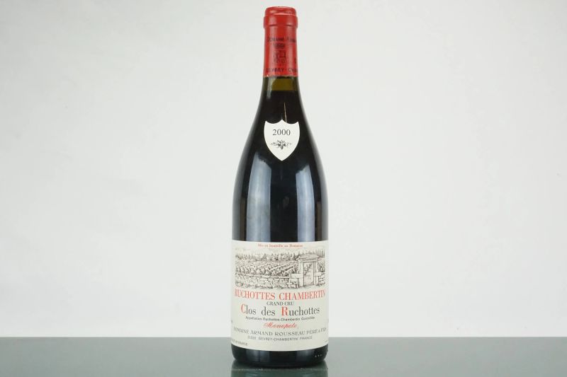 Ruchottes Chambertin Clos des Ruchottes Domaine Armand Rousseau 2000  - Auction L'Essenziale - Fine and Rare Wine - Pandolfini Casa d'Aste