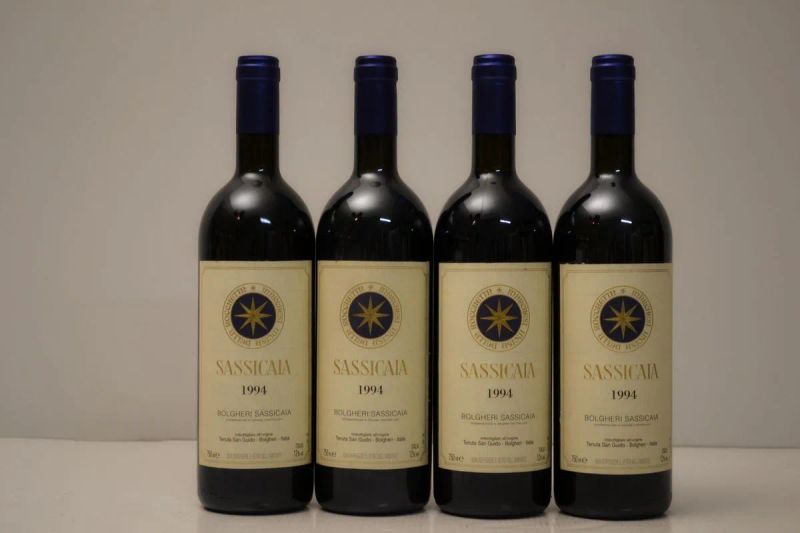 Sassicaia Tenuta San Guido 1994  - Asta VINI PREGIATI DA IMPORTANTI CANTINE ITALIANE - Pandolfini Casa d'Aste